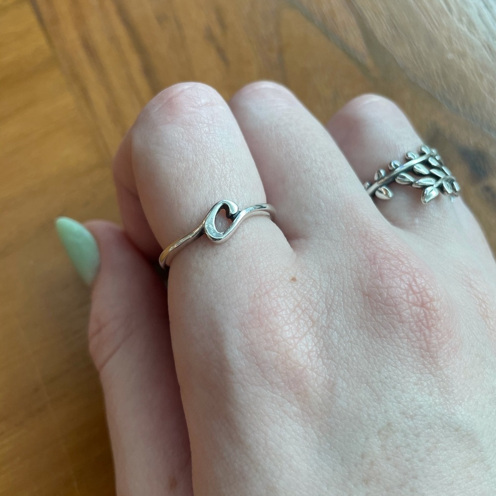 James Avery initial “C” ring size 7.5